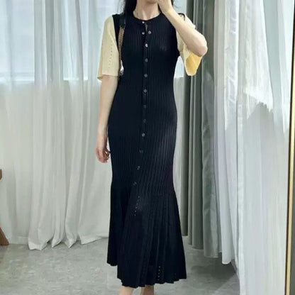 Sommerkleid - Schwarz