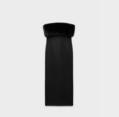 SYVIA Fur Elegance Dress